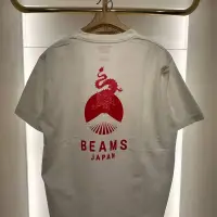 在飛比找蝦皮購物優惠-Beams Japan 龍年 短袖 T恤 上衣 白色 休閒 