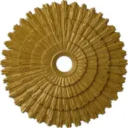 Ekena Millwork Ceiling Medallions 24.75" Paintable Polyurethane Pharaohs Gold