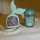 2 PC - Bath & Body Works Disney Princess Ariel Pocketbac Holder + Hand Sanitizer