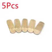 5Pcs Handmade Fingerboards Wooden Tech Deck Skateboard Natural Wood Grain
