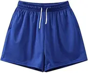 [Generic] Outdoor Apparel Mens Breathable Athletic Shorts Mesh Running Big and Tall Pants Black Sports Sets with Pockets Elasticated Waist with Pocket for Men Workout