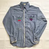 在飛比找蝦皮購物優惠-70s Vintage hand embroidery ch