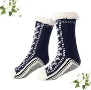 [Generic] Ultra-Thick Cashmere Slipper Home Socks,Cashmere Slipper Socks for Women,Inherentinct Cashmere Slipper Home Socks
