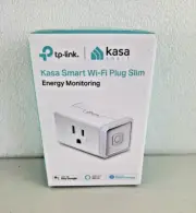 TP-LINK Kasa Smart Wi-fi Plug Slim White Energy Monitoring Model KP115