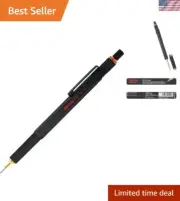 800 Retractable Mechanical Pencil, 0.7 mm, Black Barrel
