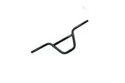 BulletProof BMX HANDLEBAR 22.2mm 68cm Wide 200mm Rise Cro-Mo BLACK