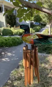 Duck Wood Bamboo Wind Chimes Bali Indonesia