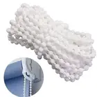 White Blind Chain Curtain Bead Rope Chain Pull Cord Blind Beaded Chain