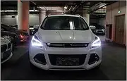 Headlight Assembly Compatible For Ford Escape KUGA 2013 Headlights LED DRL Running Lights Bi-Xenon Beam Fog Lights Angel Eyes Auto(LED Light)