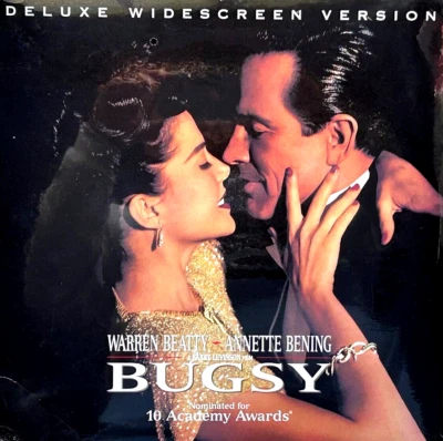 BUGSY (WARREN BEATTY/ANNETTE BENING) NEW LASERDISC! STILL SEALED!