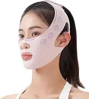 Double Chin Strap - Face Slimming Strap, Face Shaping Tool | Face Contouring Sleeping Masks Chin, Quick V Face Lifting and Firming Bandage Masks, Muscle Massage Face Folds for All Skin Types, 40x11cm
