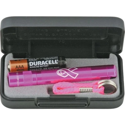 Mag-Lite Solitaire Mini Incandescent Flashlight AAA Presentation Box Pink K3AMW2