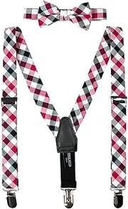 [Spring Notion] Little Boys' Cotton Suspender and Bow Tie Gift Set
