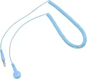 uxcell ESD Grounding Cable Cord 300cm/118 Inch Long,Anti-Static Ground Wire Cable Lantern Tip + Buckle for Eliminate Conductor Electrostatic,Pack of 1(Blue)