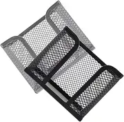 SHOWERORO 2Pcs Desk Memo Pad Holders Mesh Notepad Dispensers for Office Organization Storage for Cards and Items