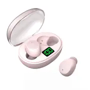 TWS Gaming Earbuds Bluetooth 5.3 Deep Bass Sound Headphones With Microphone-Pink