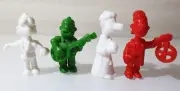 ANIMANOSTRA ✱ 4 Vintage Complete Set Premium Figures Dunkin ~ Portugal 1993