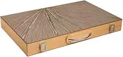 Orion Craft 18" Wood Backgammon Set - Olive Wood - Attache Case