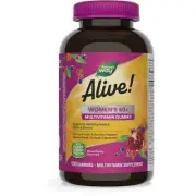 Alive! Women's 50+ Daily Multivitamin Gummies, Mixed Berry Flavored, 130 Count