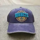 NEW Charlotte Hornets Hat Cap Snap Back Purple Blue Adidas NBA Basketball Men B2