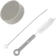 3-Piece Pet Water Dispenser Cleaning Set Cat Water Fountain Filter Brush Cleaning Kit for Drinking Fountains