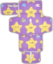 Reusable Changing pad with Tissue Pocket Diaper Changing pad Portable Lightweight & Foldable Changing Station