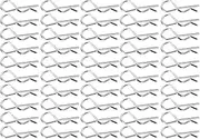 RC Body Clip Stainless Steel –Iron 50 -Stcs for 1/10 1/12 1/16 RC -Auto -Shell -Shusiasten on The Scale