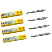 4 Bosch 12volt Glow Plugs for Toyota Coaster BB20 BB21 3.4L 3B Diesel Engine (for: Toyota)