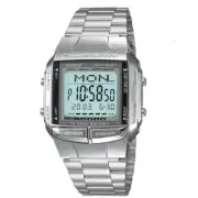 Casio DB-360-1A Silver Databank Series Multilingual Unisex Digital Watch