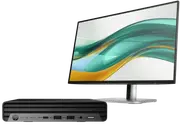 HP Elite Mini 800 G9 Desktop PC + HP Series 5 Pro 23.8 inch FHD Monitor - 524pf