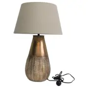 Lamp Metal Interior Shelf Console Table Indoor Décor Art New Golden Table Lamp