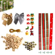 151Pcs Christmas DIY Ornaments Xmas Tree Hanging Decorations Arts and Crafts Ornaments for Xmas Decor