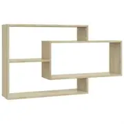 Wall Shelves Sonoma Oak 104x20x58.5 cm Chipboard