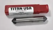 Titan USA Chamfer Mills 4 Flute Flat Tip Double Ended Milling TC88161 90°