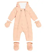 [Chloe Kids] Chloé Kids Baby embroidered snowsuit M 9 pink