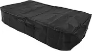 Sled Plate Cover, 420D Oxford Cloth Ice Fishing Sled Travel Cover, Ice Shelter Transport Cover with Straps, Protects from Snow Water and Mud for Winter Camping Ice Fishing