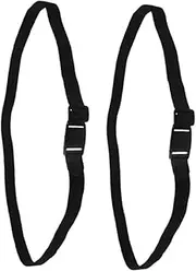 [PACKOVE] 2pcs Adjustable Non Slip Shirt Stay Belts for Men and Women Wrinkle Elastic Garters Easy to Use Clothing Accessories for Professional Appearance