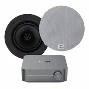 WiiM Streaming Amp w/ 6" In-Ceiling Speakers For Home Theatre DIY