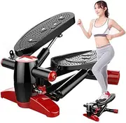 Compact Strider with Massage Magnet, Up-Down Stepper Step Machine Portable with LED Display, Exercise Stepper for Home w