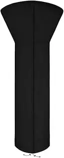 [REYOUNG] WorthPlanet Premium Patio Heater Cover, 2pcs Waterproof420D Oxford with Storage Bag & Drawstring, 240x85x48cm