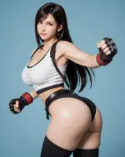 Tifa Final Fantasy 7 Pin-Up Fan Art Print Poster Size A3 JAPAN 297×420mm 1009