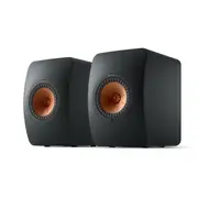 KEF LS50 II Wireless HiFi Speakers Pair (Carbon Black)