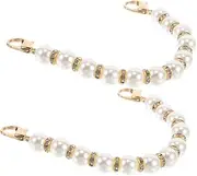 [Yardenfun] Falling Sandals Beaded Straps Pearl Shoe Laces Kit Comfortable Stylish for Women
