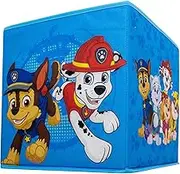 Character World Paw Patrol Officially Licensed Storage Boxes | 2 Pack Foldable Storage Cubes Tower Design | Perfect For Organising Children's Room, Kids Playroom