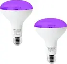 UV Black Light Bulb, E26/E27 15W LED Light Bulbs, 395-400Nm Lamp UV-A Blackligh