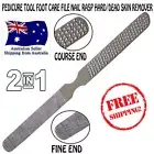 NEW 6" DOUBLE SIDED Pedicure Foot File Nail Rasp Chiropody Hard Dry Skin Remover