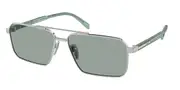 Prada PR A57S 1BC10G Men's Sunglasses Silver Size 61