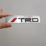 標誌性 TRD 徽章板豐田 MOTORSPORTS KANJI 日本非常芯片