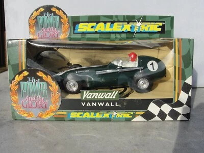 SCALEXTRIC THE POWER AND THE GLORY VANWALL C097 1:32 SLOT NEW OLD STOCK BOXED