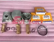 for yanmar Diesel 3T84HL 3T84 3D84-1 Excavator Rebuild kit Piston Ring + Water Pump